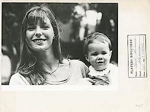 Original photograph of Jane Birkin posing with her daughter Charlotte ...