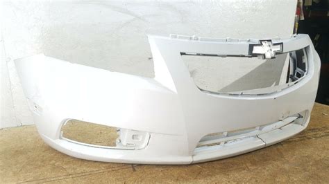 Used 2011 2014 Chevrolet Cruze Front Bumper Cover Oem White For Sale