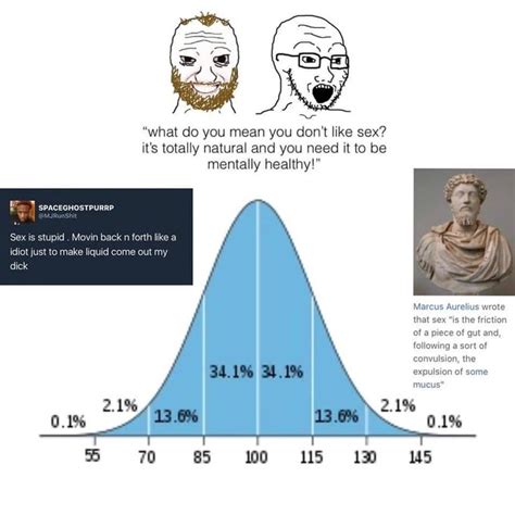 Sex Sgp And Marcus Aurelius Iq Bell Curve Midwit Know Your Meme