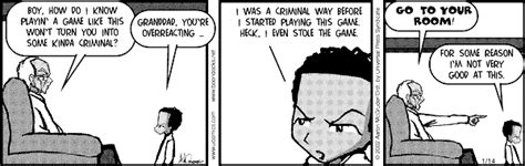 The Boondocks Comic Strip Jan. 14, 2002 gif by 4acesup | Photobucket