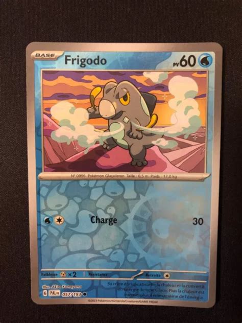 CARTE POKÉMON FRIGODO Reverse 057 193 SV2 Évolutions à Paldea NEUF