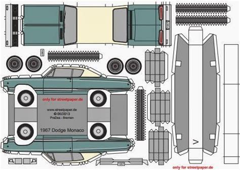 Streetpaperadvent 001  512×365 Paper Models Paper Model Car Classic Cars