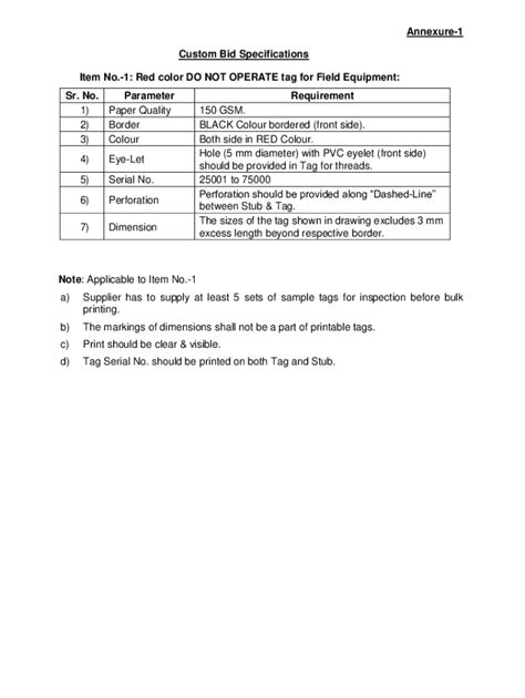 Fillable Online Npcil Etenders All Dimensions In The Drawing Are In Mm