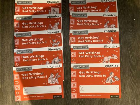 Rwi Read Write Inc Get Writing Red Book 1 10 興趣及遊戲 書本 And 文具 教科書