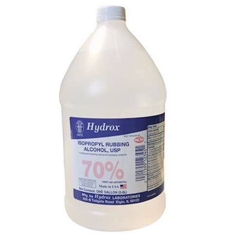 Isopropyl Rubbing Alcohol 70 Usp 1 Gallon Medcentral Supply