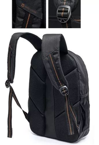 Mochila Hang Loose Grande Ejecutiva Reforzada Para Hombre Color Negro