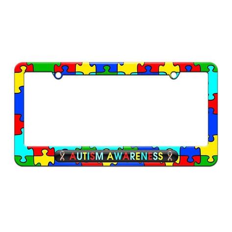 Autism Awareness License Plate Frame The Awareness Expo