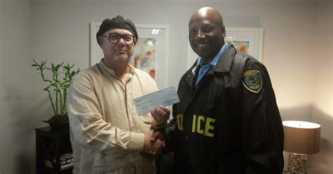 Houston Police Explorers Donation Made To The South Central Explorer