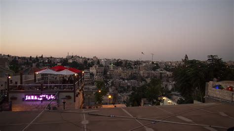 Rainbow Street In Amman Tourist Jordan