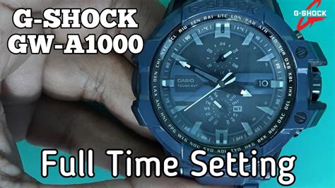 How To Setting Time CASIO G SHOCK GW A1000 Watch SolimBD YouTube