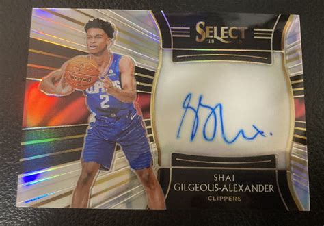 Panini Nba Basketball Rc Select Shai Gilgeous Alexander