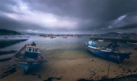 Wallpaper Coast Vehicle Sky Boat Galicia 2691x1600