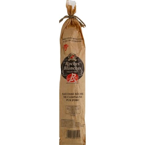 Roches Blanches Saucisse Seche Droite De Campagne Label Rouge Monoprix Fr