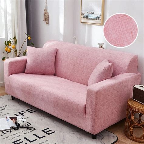 Manhattan Pink Couch Cover Sofa Slipcover | Shop Couch Covers, Slipcovers, Sectional Couch ...