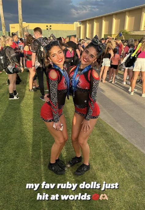 Two Women In Costumes Posing For A Photo With The Words My Fav Ruby