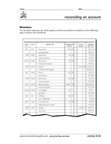 Free Excel Checkbook Register Printable Worksheets Library