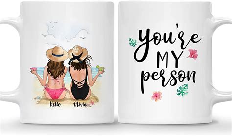 Gossby Taza De Caf Personalizada Youre My Person Mujeres Taza