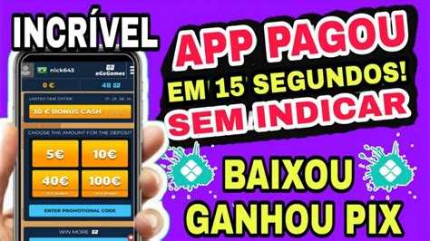 E SO BAIXAR JA FAZ O SAQUE App PARA GANHAR DINHEIRO NA INTERNET VIA