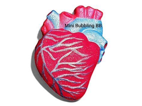 Large Heart Bath Bomb T Idea Bite Me Scent Human Heart Bath Bomb