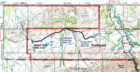 stampede trail map - DownTheTrail.com