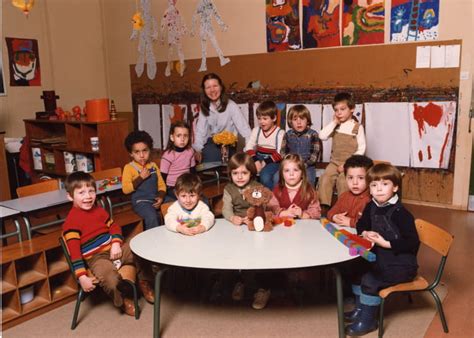 Photo De Classe Maternelle Moyenne Section 1980 1981 De 1980 ECOLE DE