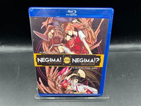 Negima Negima Complete Collection Blu Ray Rare Oop Anime Sealed New