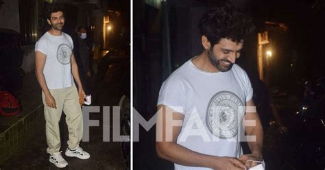 Kartik Aaryan Clicked Last Night Looking Hot Filmfare