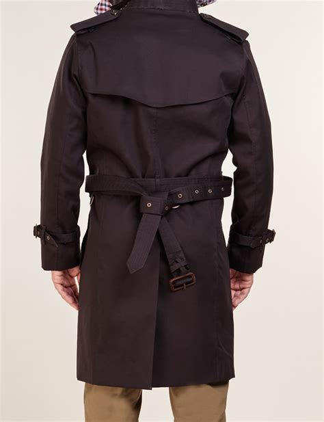 Mens Black Trench Coat Men Trench Coats By Paul Brown Wolf In