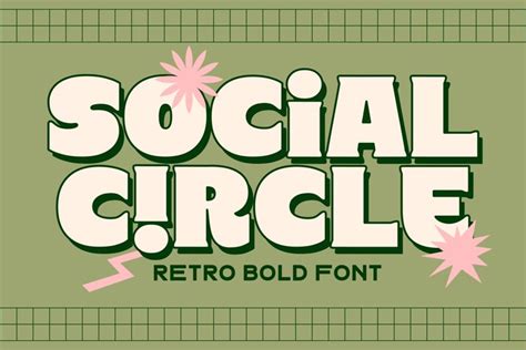 Social Circle - Retro Font