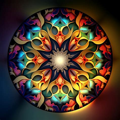 Ai Generiert Kaleidoskop Mandala Kostenloses Bild Auf Pixabay Pixabay