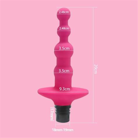 Adaptateur De Pistolet Pour Masturbateur T Te De Massage En Silicone