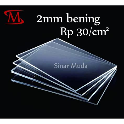 Jual Acrylic Lembaran Bening Mm Ukuran Custom Mika Akrilik Murah