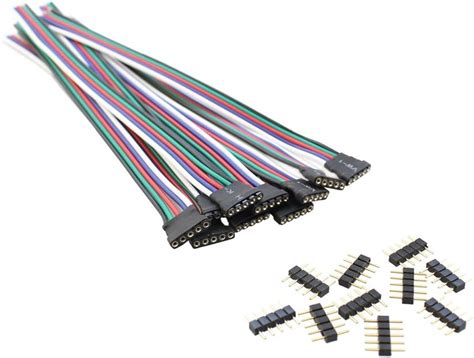 SUPERNIGHT 5PIN LED Strip Connector Kit 10mm 5050 RGBW Connectors