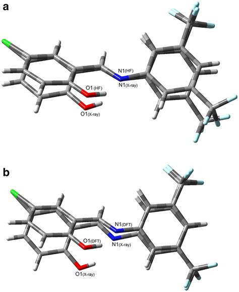 A Superimposition Of The X Ray Structure Of The Title Compound And Its