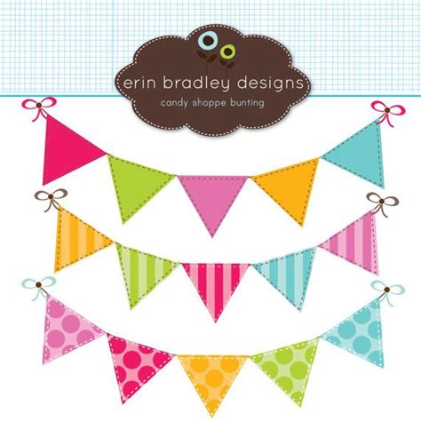 Pastel Bunting Banner Png Clip Art Library