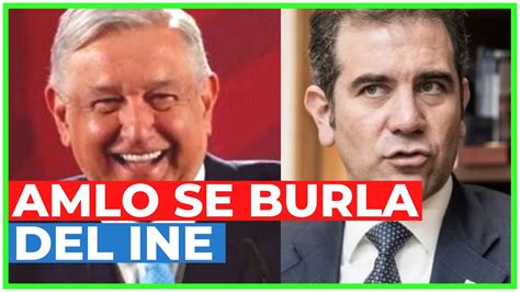 Amlo Se Enoj Con El Ine Y Lo Acus De Censurar A Sheinbaum Porque Le