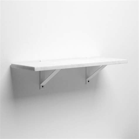 Marble Shelf White Basic Brackets Traditional Display And Wall Shelves By West Elm