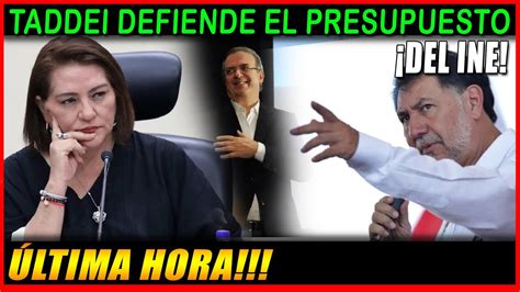 TOMALA EBRARD NO PODRA HACER PARTIDO GUADALUPE TADDEI VA POR LOS