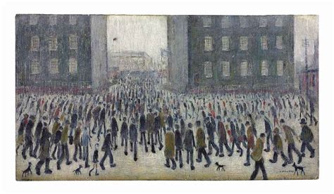 Laurence Stephen Lowry The Fever Van Artist Signed Print