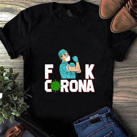 Fuck Corona Doctor Coronavirus Covid SVG Print Ready T Shirt