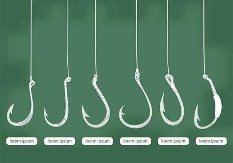 Fish Hook Vector - Download Free Vector Art, Stock Graphics & Images