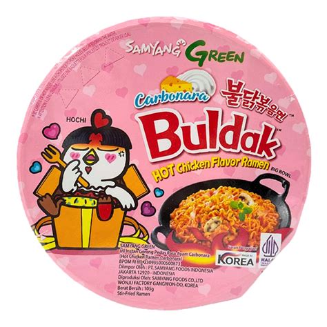 Jual Samyang Mi Instan Bowl Hot Chicken Ramen Buldak Carbonara G Shopee Indonesia