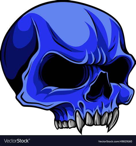 Top quality emoticon skull face emoji isolated Vector Image