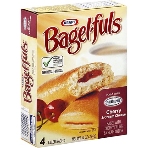 BagelFuls Filled Bagels, Cherry & Cream Cheese | Bagel-fuls | Town & Country Markets