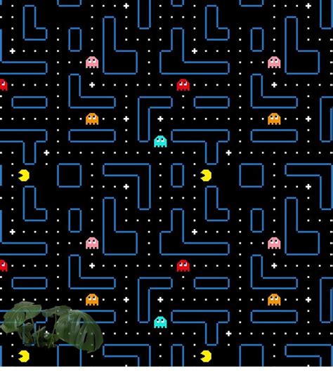 Pac Man Classic Arcade Game Canvas Poster Wall Art Print Etsy