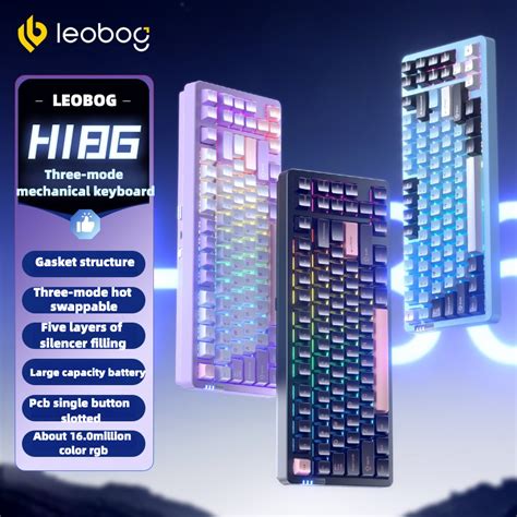 LEOBOG Hi CNC Aluminum Wireless G Bluetooth Three Mode Mechanical Keyboard With Hot