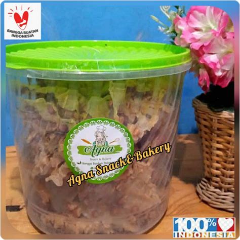 Jual Peyek Rempeyek Kacang Toples 5l Shopee Indonesia