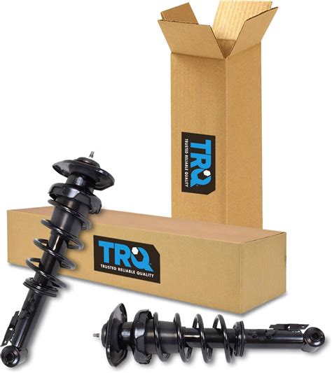 Trq Rear Complete Loaded Shock Strut Spring Assembly Pair