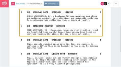 How To Introduce Characters In A Screenplay Character Descriptions Tips