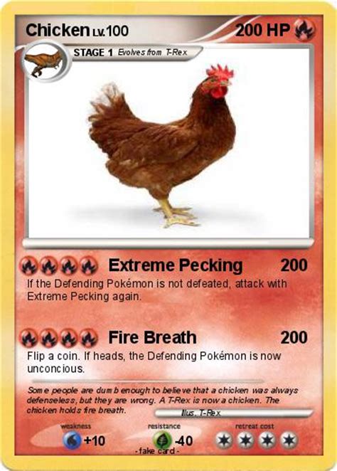 Pokémon Chicken 469 469 Extreme Pecking My Pokemon Card